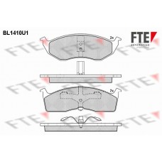 BL1410U1 FTE Комплект гальмівних колодок дисковий гальм