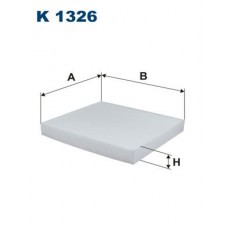K 1326 FILTRON Фільтр повітря у внутрішньому просторі