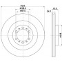 8DD 355 118-741 HELLA PAGID Гальмівний диск