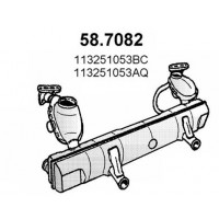 58.7082 ASSO Глушник вихлопних газів кінцевий