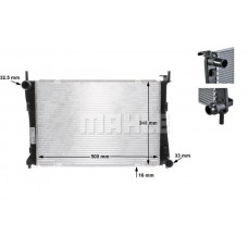 CR 1355 000S MAHLE Радіатор охолодження двигуна
