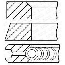 08-440800-00 GOETZE ENGINE Комплект поршневих кілець