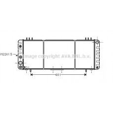 JE2013 AVA QUALITY COOLING Радіатор охолодження двигуна