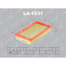 Повітряний фільтр LYNXauto LA-1631