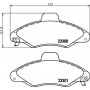 8DB 355 019-291 HELLA Комплект гальмівних колодок, дискове гальмо