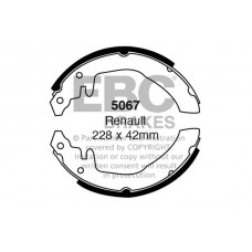 5067 EBC Brakes Комплект гальмівних колодок