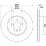 DP-0124 JAPANPARTS Гальмівний диск