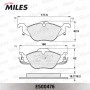 E500476 MILES Комплект гальмівних колодок дисковий гальм
