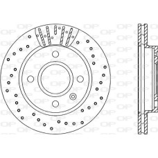 BDRS1176.25 OPEN PARTS Гальмівний диск