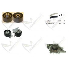OBKWP0141 MABYPARTS Водяний насос комплект зубчастого ременя