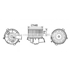 PE8378 AVA QUALITY COOLING Вентилятор салону