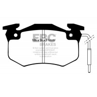 DP2458/2 EBC Brakes Комплект гальмівних колодок дисковий гальм