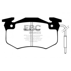 DP2458/2 EBC Brakes Комплект гальмівних колодок дисковий гальм