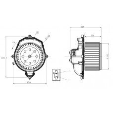 WG2160403 WILMINK GROUP Вентилятор салону