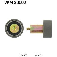 VKM 80002 SKF Паразитный / Ведущий ролик, Зубчастий ремінь