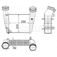 CI 347 000S MAHLE Интеркулер