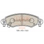 704-16097 IAP QUALITY PARTS Комплект гальмівних колодок дисковий гальм