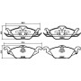 8DB 355 008-571 HELLA PAGID Комплект гальмівних колодок дисковий гальм
