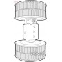 WG1735639 WILMINK GROUP Вентилятор салону