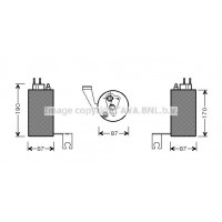 CRD084 AVA QUALITY COOLING Осушувач кондиціонера