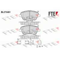 BL2754A1 FTE Комплект гальмівних колодок дисковий гальм