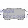 LP2153 DELPHI Комплект гальмівних колодок дисковий гальм
