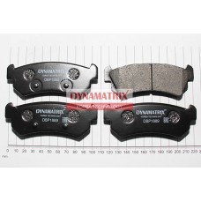 DBP1889 DYNAMATRIX Комплект гальмівних колодок дисковий гальм