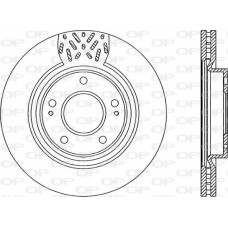 BDR2281.20 OPEN PARTS Гальмівний диск