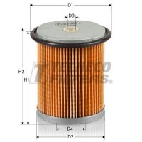 GS0449 TECNECO FILTERS Паливний фільтр