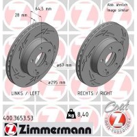 400.3653.53 ZIMMERMANN Гальмівний диск