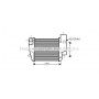 AIA4302 AVA QUALITY COOLING Интеркулер
