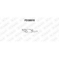 FD30010 VENEPORTE Глушник вихлопних газів кінцевий