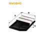 WA9840 WIX FILTERS Повітряний фільтр
