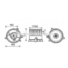 FD8576 AVA QUALITY COOLING Вентилятор салону