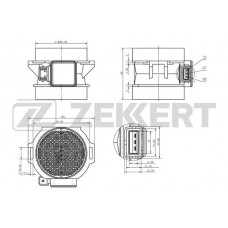 Розхідомір повітря ZEKKERT SE-1018