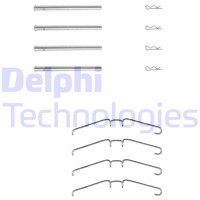 LX0157 DELPHI Комплектуючі колодки дискового гальма