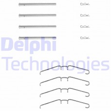 LX0157 DELPHI Комплектуючі колодки дискового гальма
