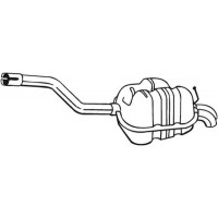 233-163 BOSAL Глушник вихлопних газів кінцевий