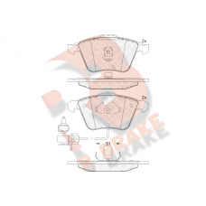 RB1531 R BRAKE Комплект гальмівних колодок дисковий гальм