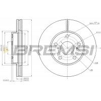 CD8401V BREMSI Гальмівний диск