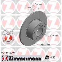 150.1266.20 ZIMMERMANN Гальмівний диск