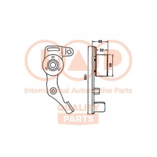 127-16051 IAP QUALITY PARTS Натяжний ролик ремінь ГРМ