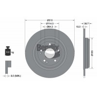 BDS2108 BENDIX Braking Гальмівний диск