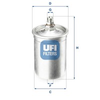 31.505.00 UFI Паливний фільтр