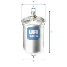 31.505.00 UFI Паливний фільтр