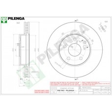 V295 PILENGA Гальмівний диск