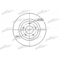 PBD7006 PATRON Гальмівний диск