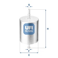 3181700 UFI Паливний фільтр