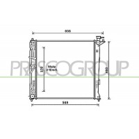 HN804R009 PRASCO Радіатор охолодження двигуна