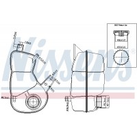 996174 NISSENS Компенсаційний бак охолоджувальна рідина